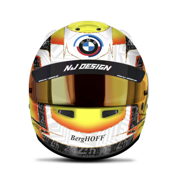 Dries Vanthoor le mans helmet