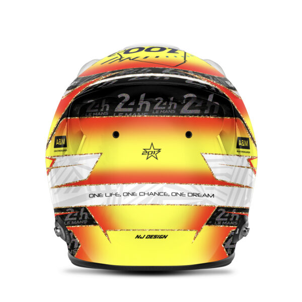 Dries Vanthoor le mans helmet