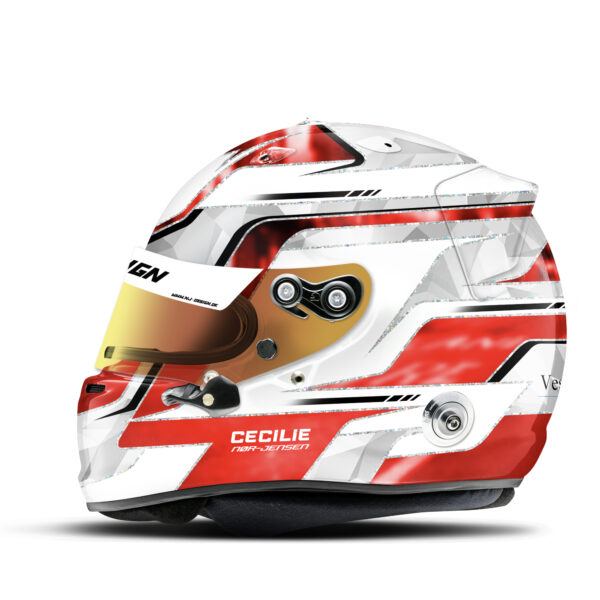 Cecilie Nør-Jensen helmet