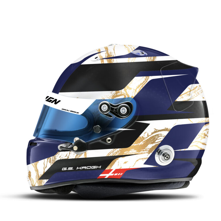 Gustav Krogh helmet design