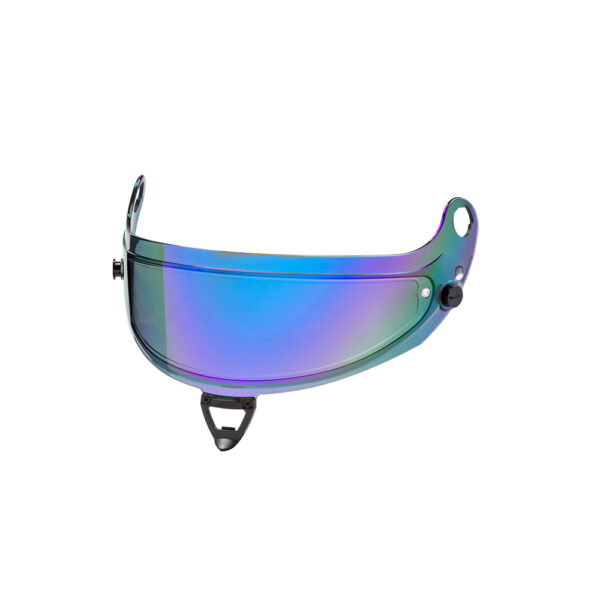 Clear mirrored multilayer Blue visor