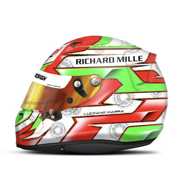 Luciano Marra helmet design