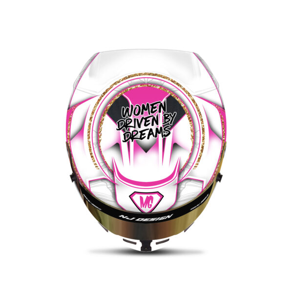 Michelle Gatting helmet design 2024