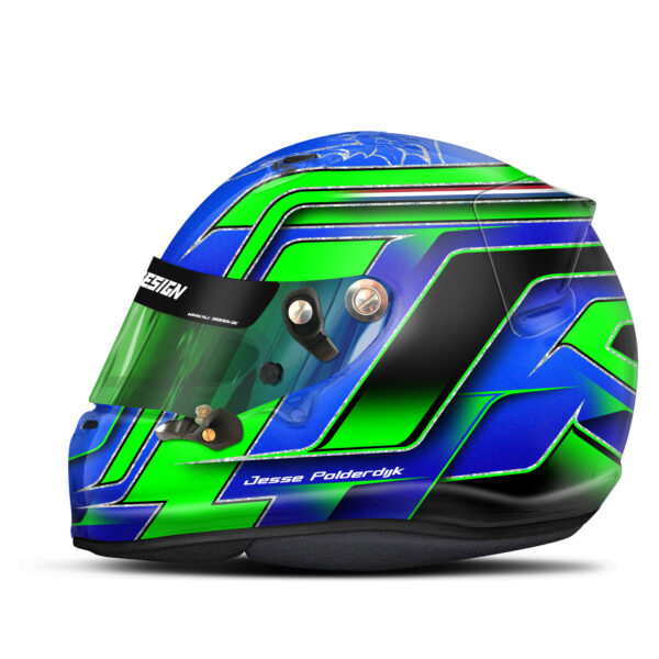 Jesse Polderdijk helmet design