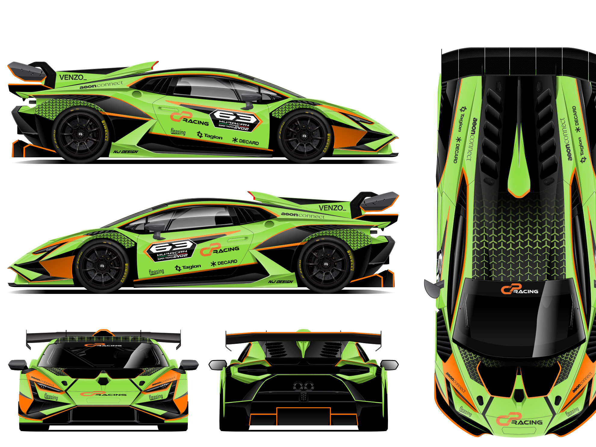 Lamborghini Huracan SuperTrofeo Evo2 livery