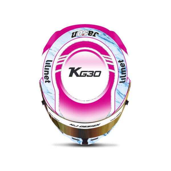 Karen Gaillard helmet design
