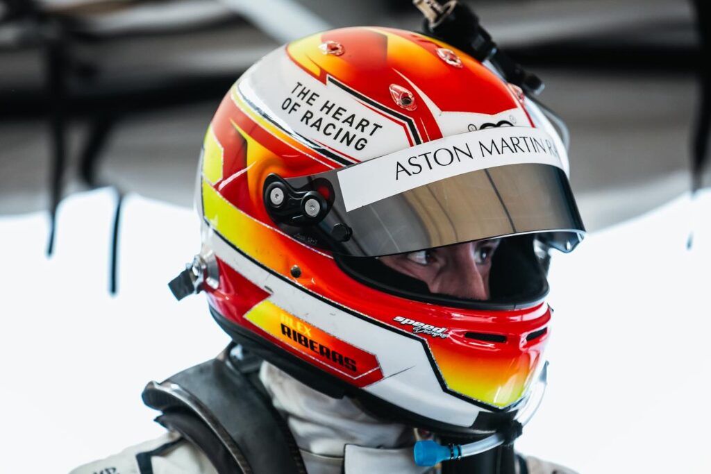 Alex Riberas helmet Watkins Glen