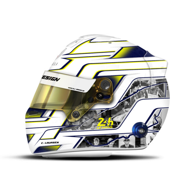 Conrad Laursen le mans helmet 2024