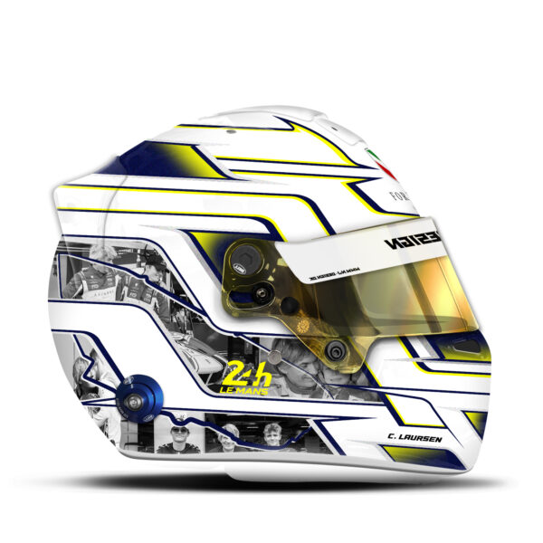 Conrad Laursen le mans helmet 2024