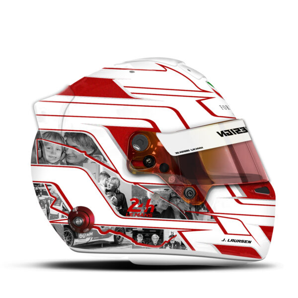 Johnny Laursen le mans helmet 2024