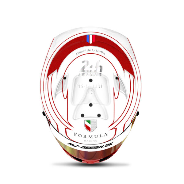 Johnny Laursen le mans helmet 2024