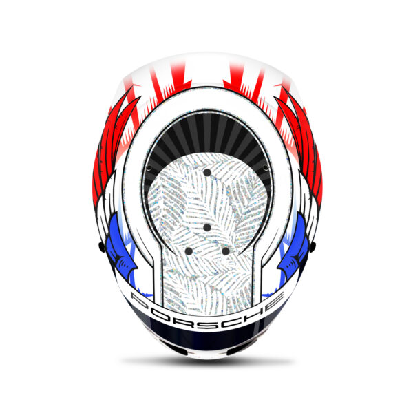 Michael Christensen Le Mans helmet 2024