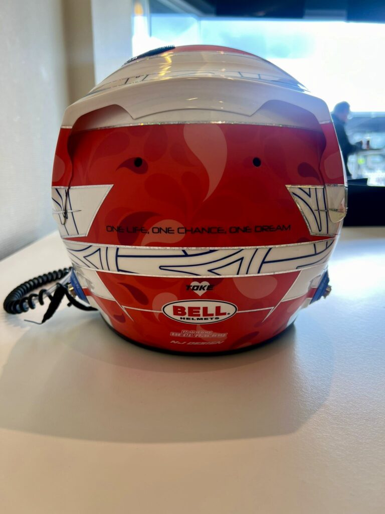 Dries Vanthoor helmet design