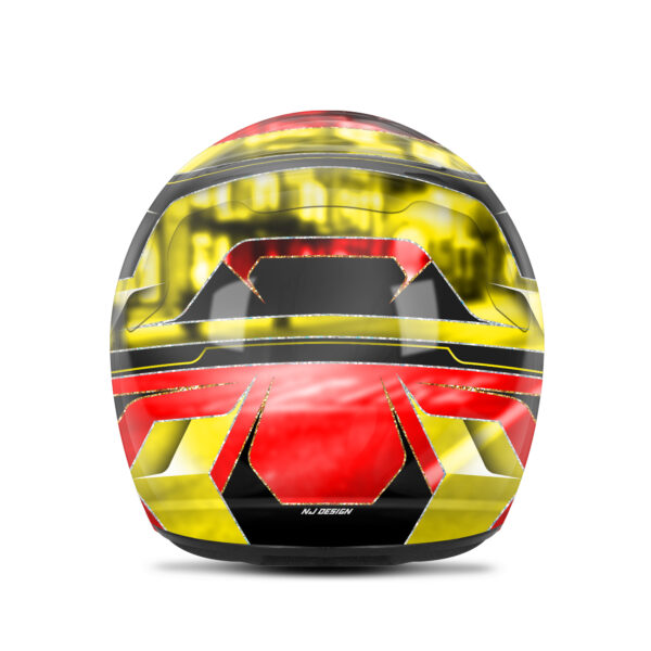 Nicolas Machon helmet design