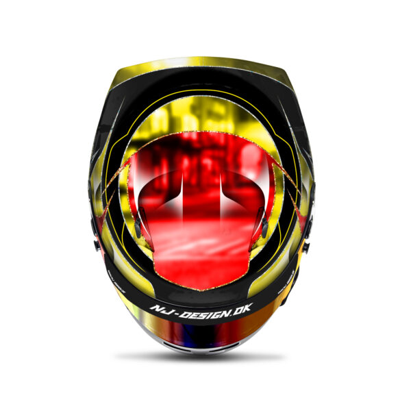 Nicolas Machon helmet design