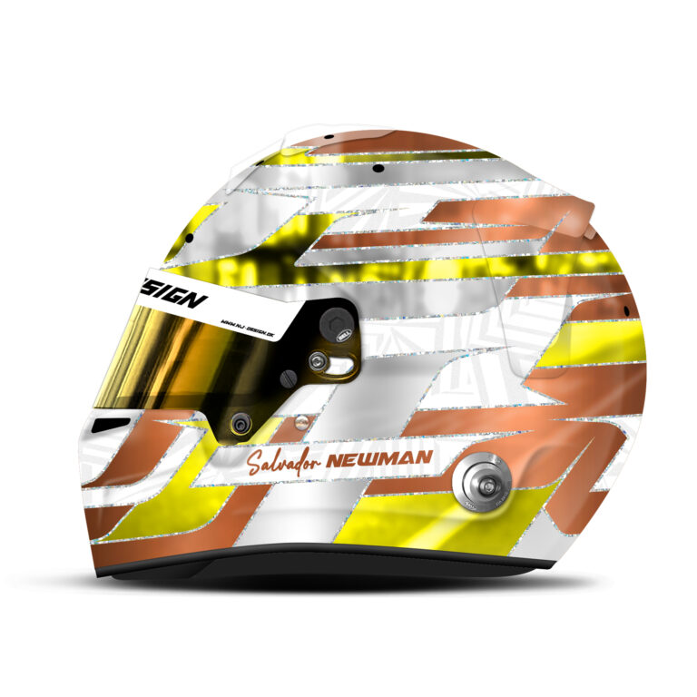 Salvador Newman helmet design