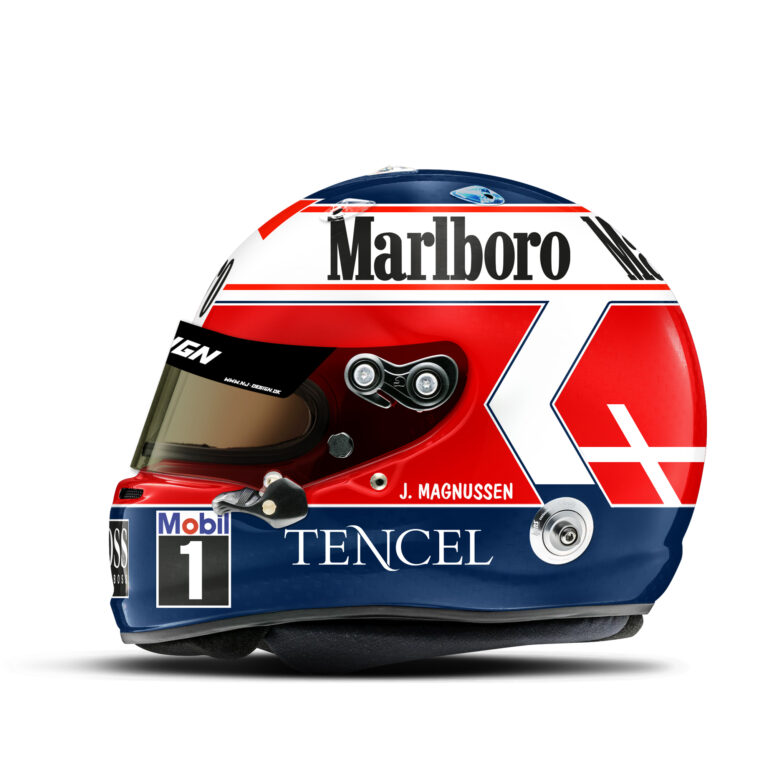 Jan Magnussen helmet design