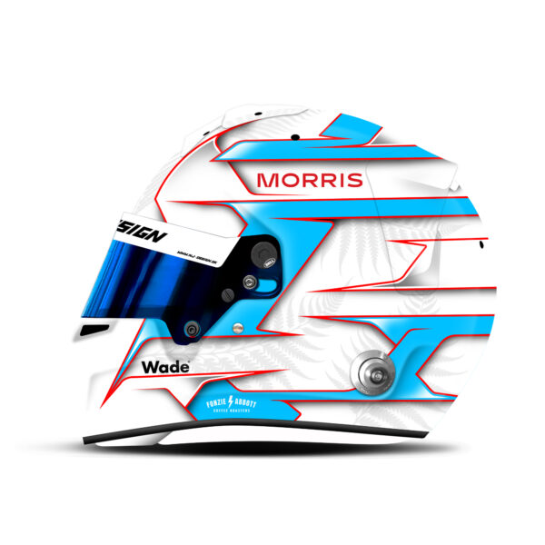 Jaxon Evans helmet design