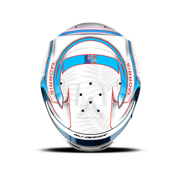 Jaxon Evans helmet design