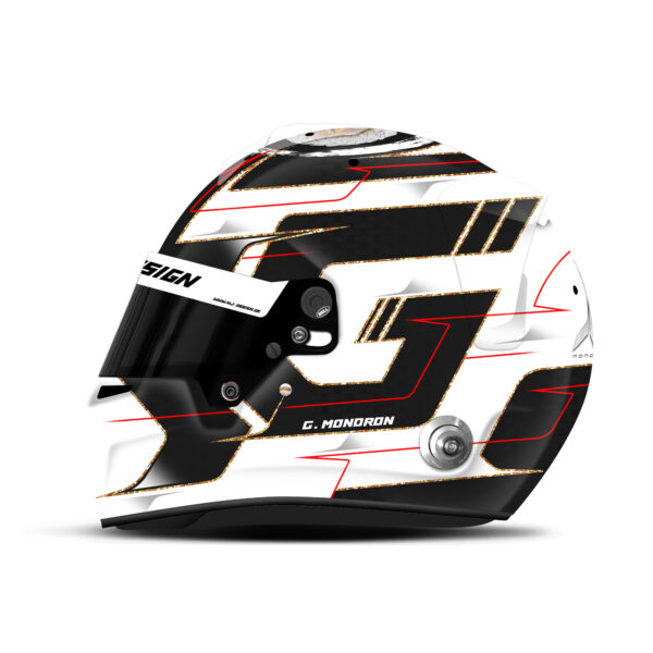 Guillaume Mondron helmet design