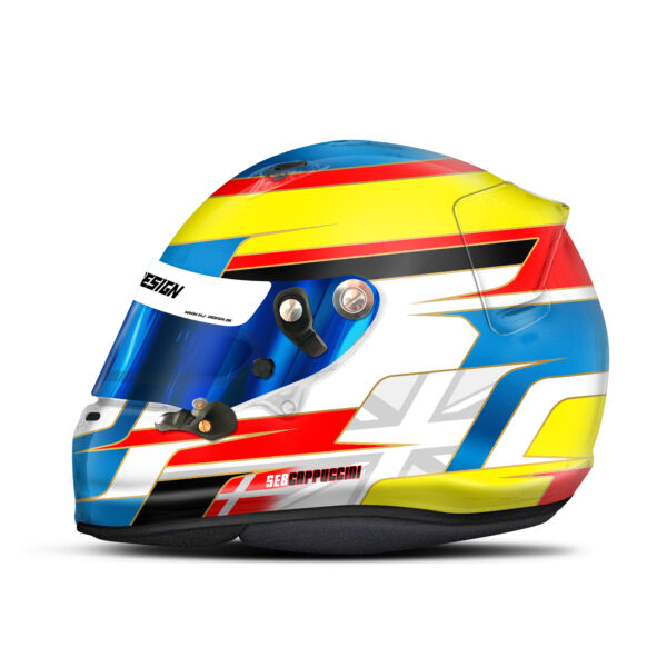 Seb Cappuccini helmet design