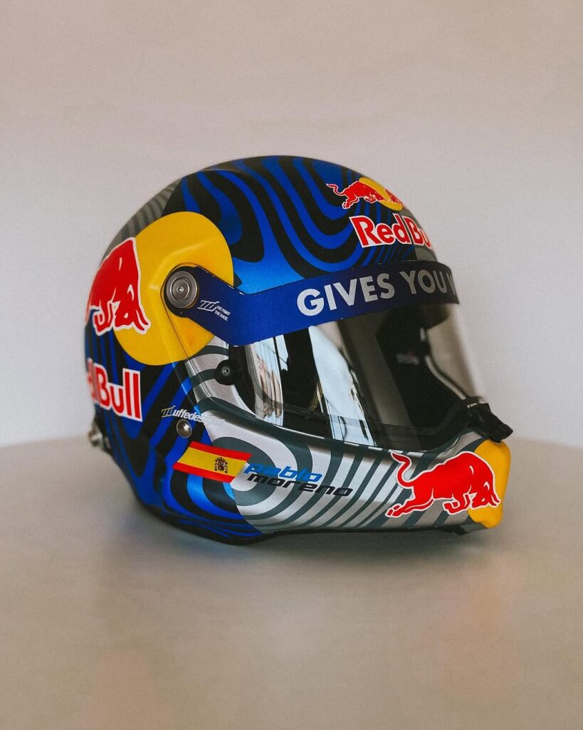 Pablo Moreno helmet design