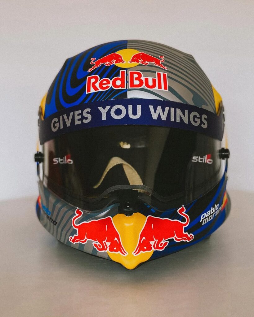 Pablo Moreno helmet design