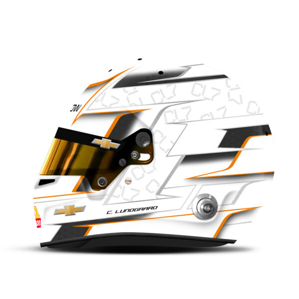 Christian Lundgaard helmet design