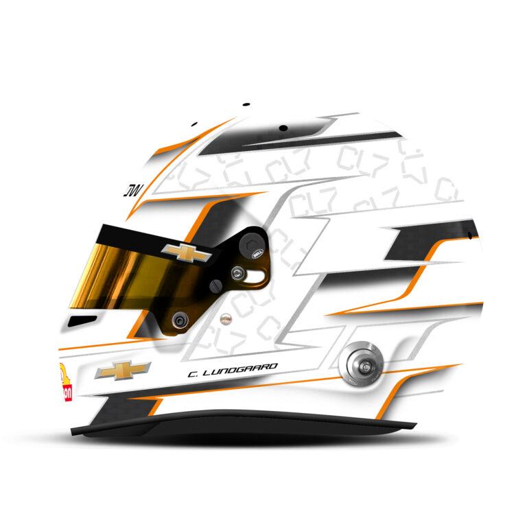 Christian Lundgaard helmet design