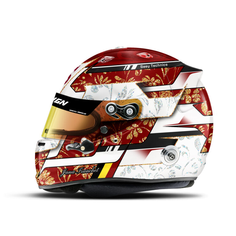 Jana Tranchet helmet design