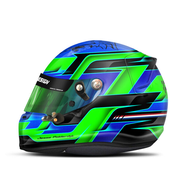 Jesse Polderdijk helmet design