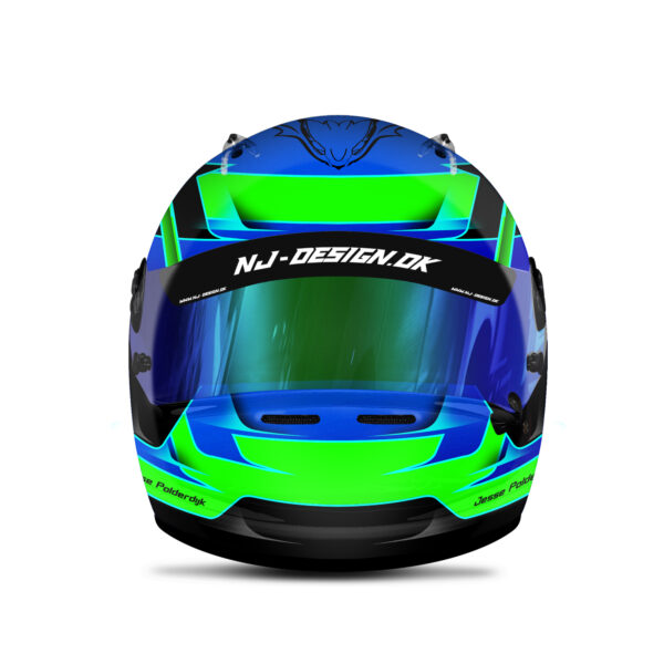 Jesse Polderdijk helmet design