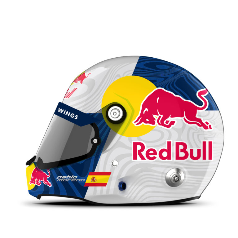 Pablo Moreno helmet design