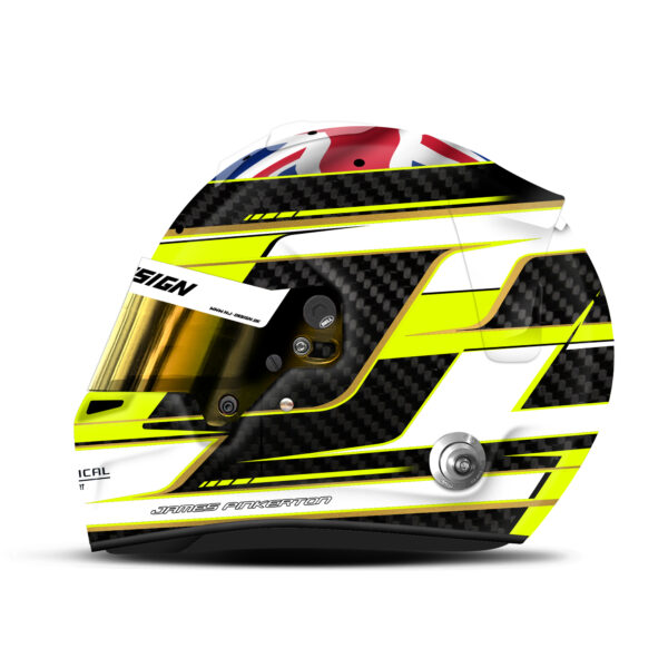 James Pinkerton helmet design