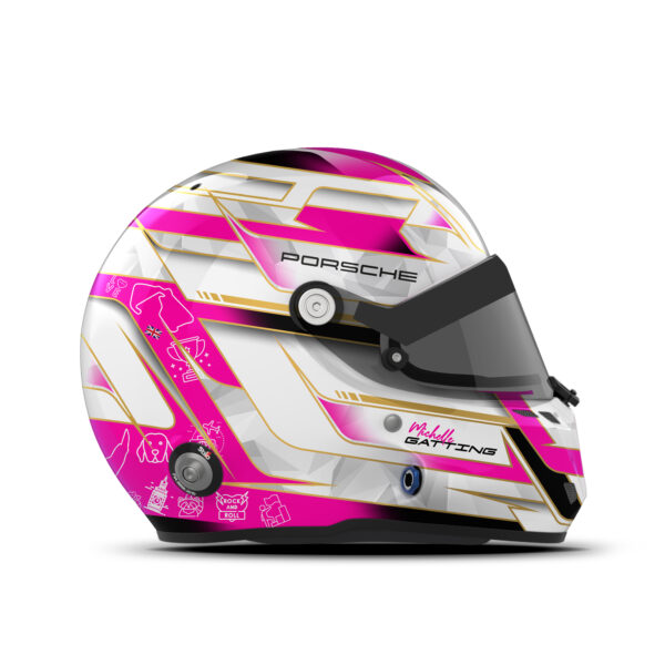Michelle Gatting ELMS helmet design