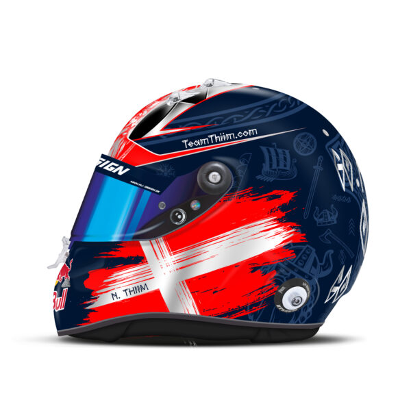 Nicki Thiim helmet design
