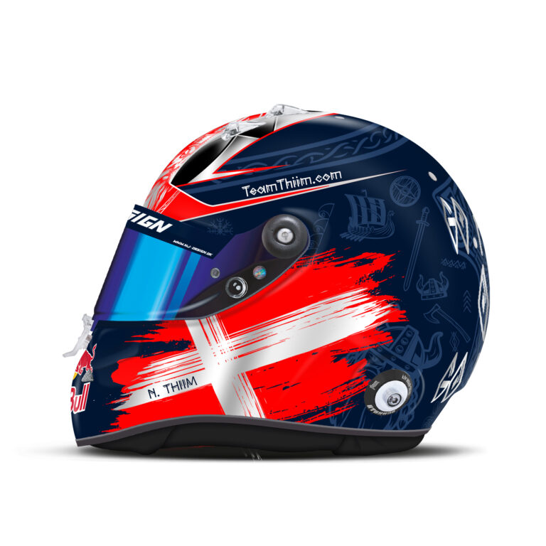Nicki Thiim helmet design