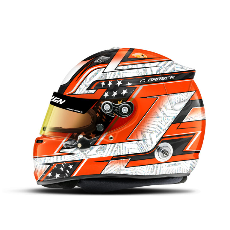 Charlie Barber helmet design