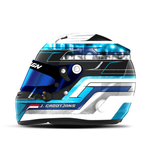 Jayden Grootjans helmet design