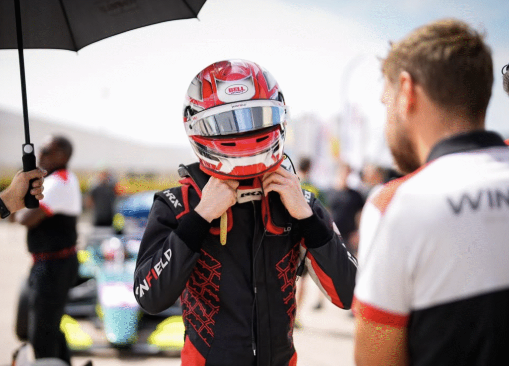 Aaron Ferrazzano helmet