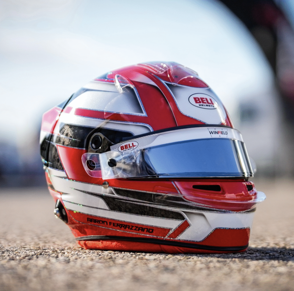 Aaron Ferrazzano helmet