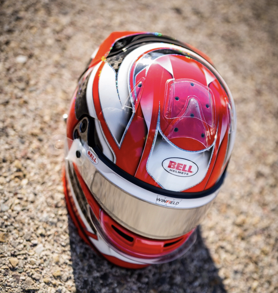 Aaron Ferrazzano helmet