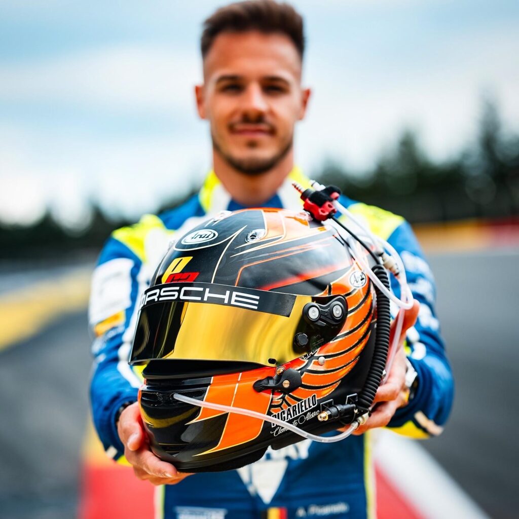 Alessio Picariello 24H Spa helmet design