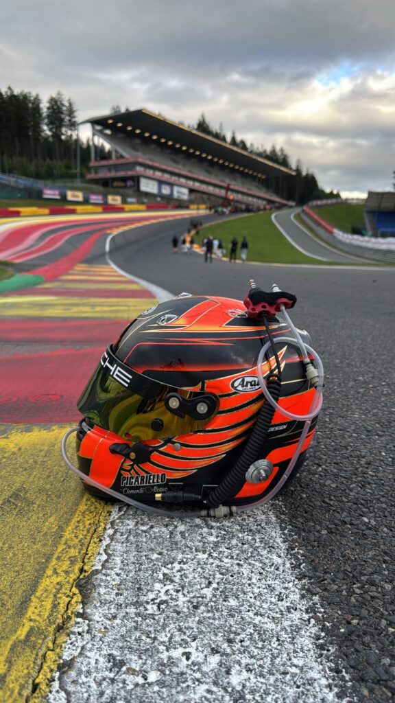 Alessio Picariello 24H Spa helmet design