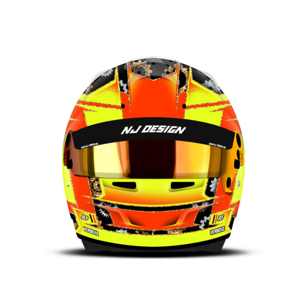 Jef Verbeke helmet design