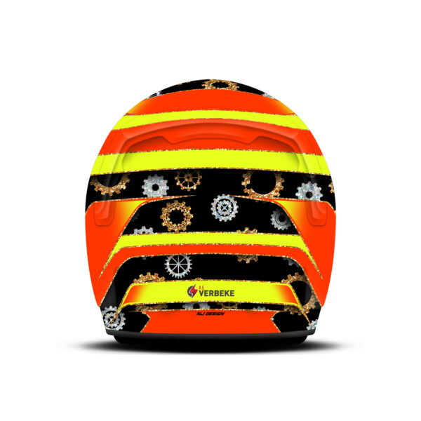 Jef Verbeke helmet design