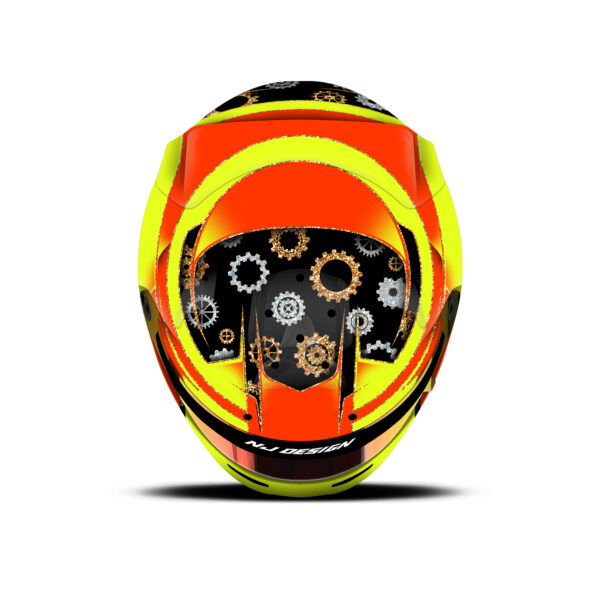 Jef Verbeke helmet design