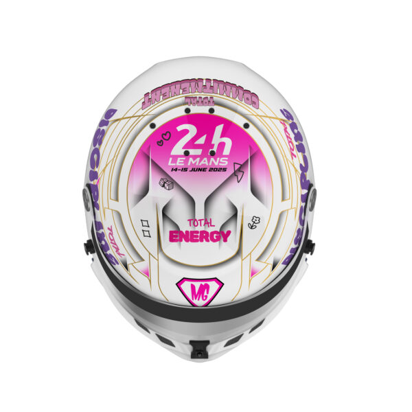 Michelle Gatting Le Mans helmet