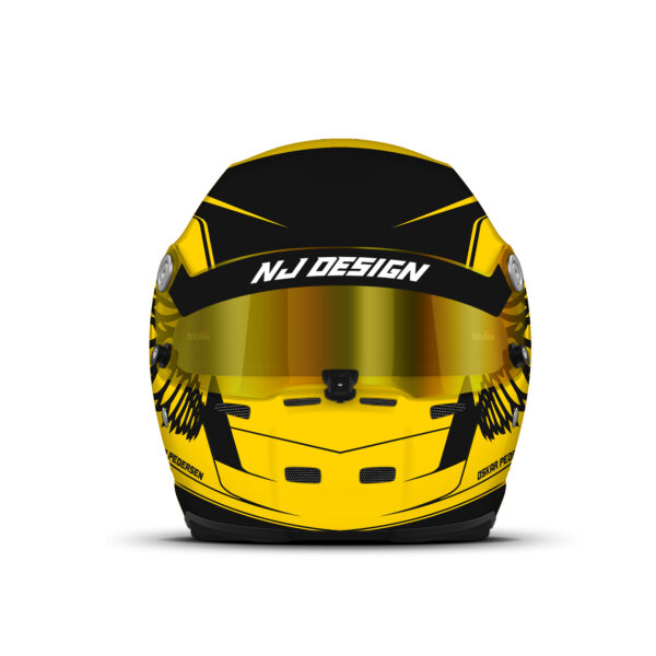 Oskar Pedersen helmet design