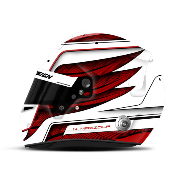Noah Mazzola helmet design